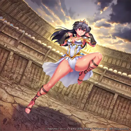 Gloria - Catwalknero - Inmon Tougi Toshi Sodom ~Daikanshuu no Mae de Kyousei Jutaisaserareru Seisenki~ 淫紋闘技都市ソドム ~大観衆の前で強制受胎させられる聖戦姫~