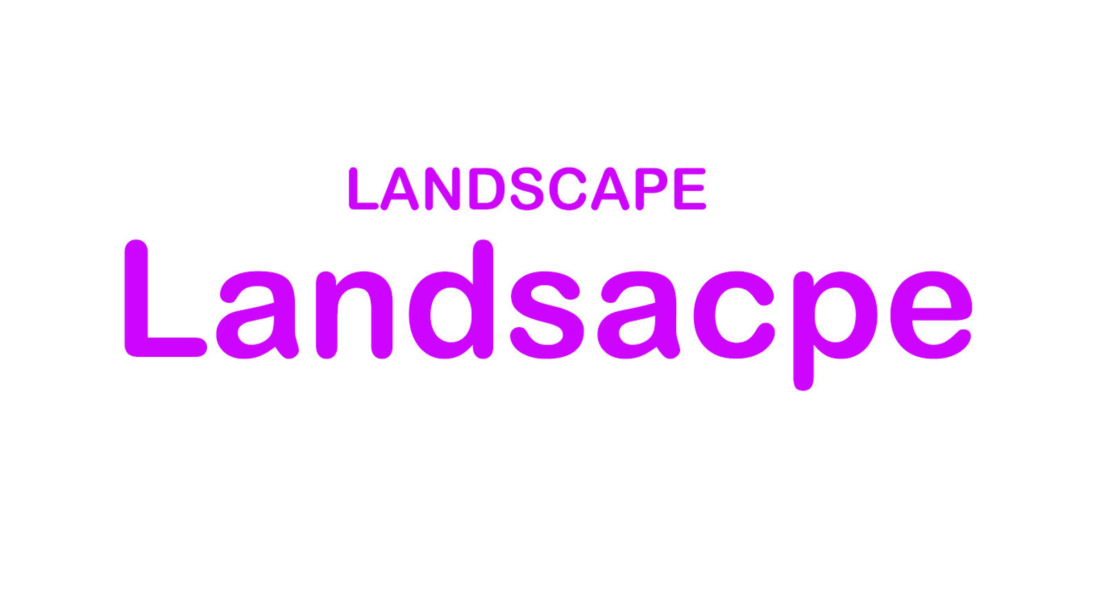 MORE LANDSCAPE 