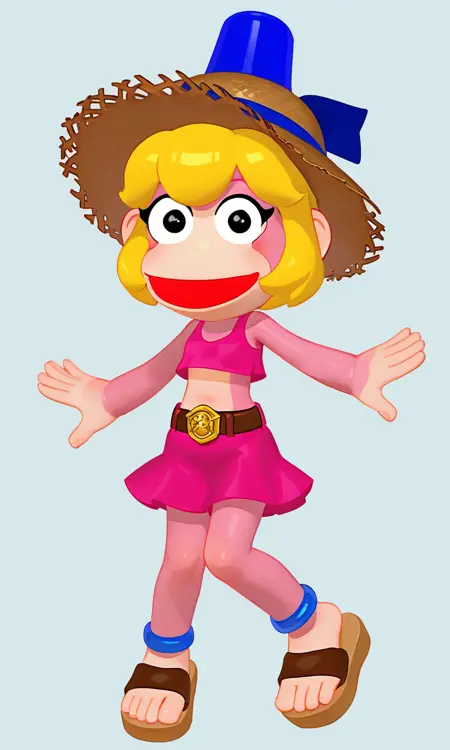 Ape Escape - Pink Monkey V3 (Illustrious)