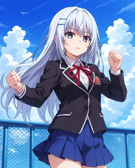 Origami Tobiichi - Long Hair - Date a Live