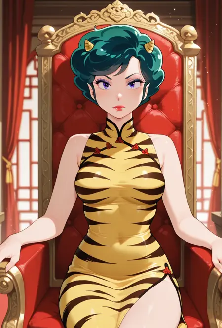 Lum's Mother | Urusei Yatsura | 2 Attires | 😍 Illustrious-XL LoRA