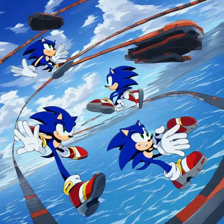 Sonic Series: Dynamic Poses & Angles