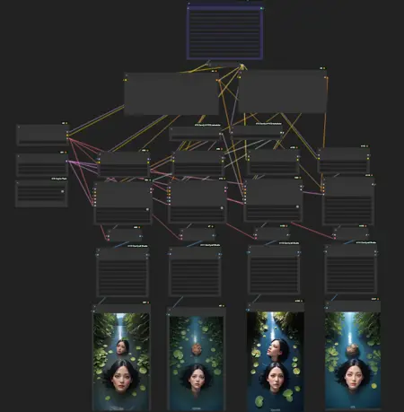 TCD workflow for compare : TCD / HYPERSD/ LCM / LIGHTING | Fast SDXL generation