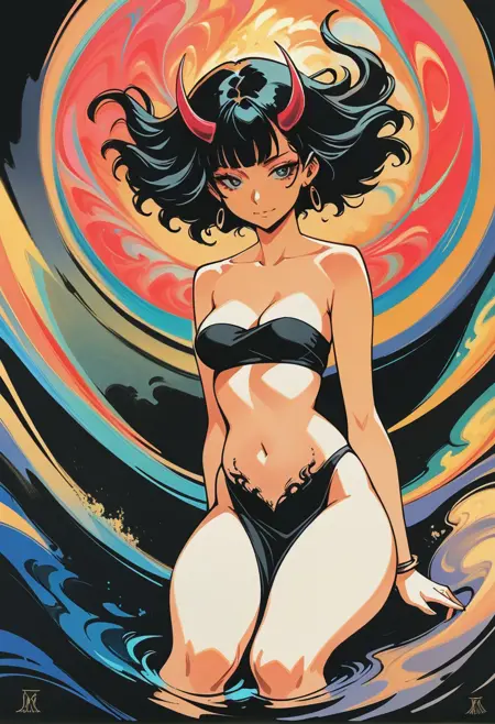 psycodelic art style