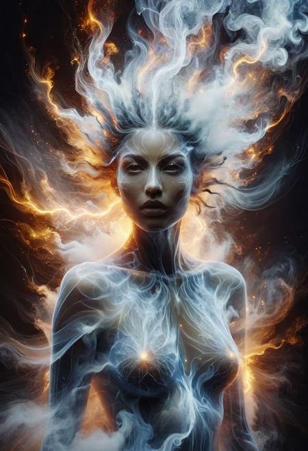 photo of TWbabeXL01, NSFW, (Reflection Photography by Larry Sultan and Arnold Genthe:1.2), upper body:1.2, award winning, enenra, formless mist like creature, made of smoke and vapor, transluscent, transparent, uncorporeal, humanoid shape in the smoke, glowing radiant presence, mystical ephemeral appearance,mist, benign neutral entity, colorful,
(aesthetic of expressionism with submersion atmosphere:0.5), anti-aliasing, clear perception, f/4, symmetry and balance,
experimental extraordinary work with refined details, <lora:ral-elctryzt:0.8> ral-elctryzt