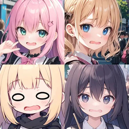 Wavy mouth (Type 2) / ăă«ăăă«ăćŁ (Type 2)