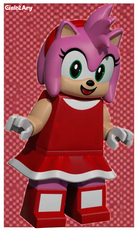 Lego Amy Rose