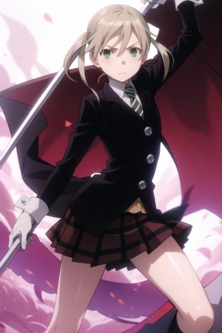 Screencap of a female anime character from soul eater