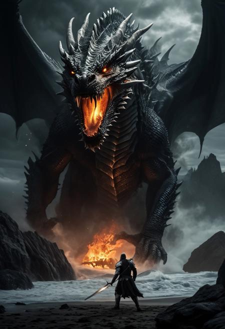 dragon (Unfazed) - XL SDXL v1.0