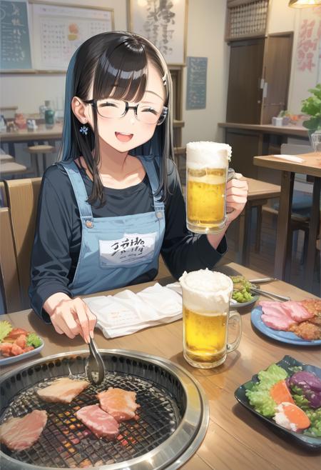 無煙ロースター内蔵テーブル Table with built-in smokeless roaster / PONY PONY_V1