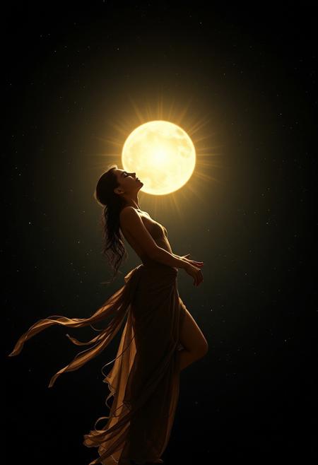 NSFW, art by Eleanor Vere Boyle and Andreas Untersberger, hantu ulat sutera
adaptive and halcyon atmosphere with dispersion, refined details, Sun, Moon, Star,
(brown and ivory dark blue colors:0.1),  (center composition, symmetry:0.1), style by nty, sexy, dynamic poses,