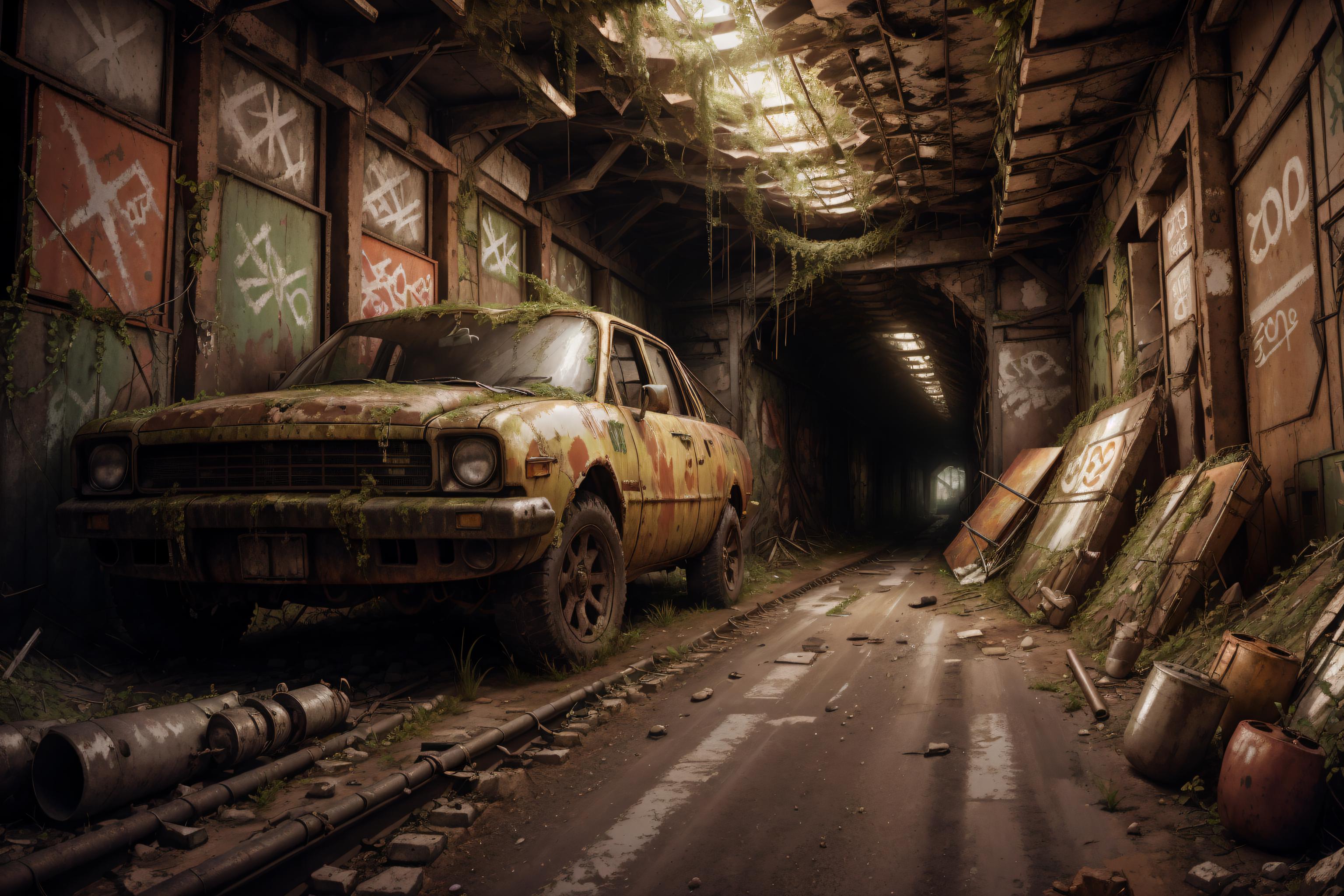 Old Time Post Apocalyptic Enviroment image by Tvirus1983