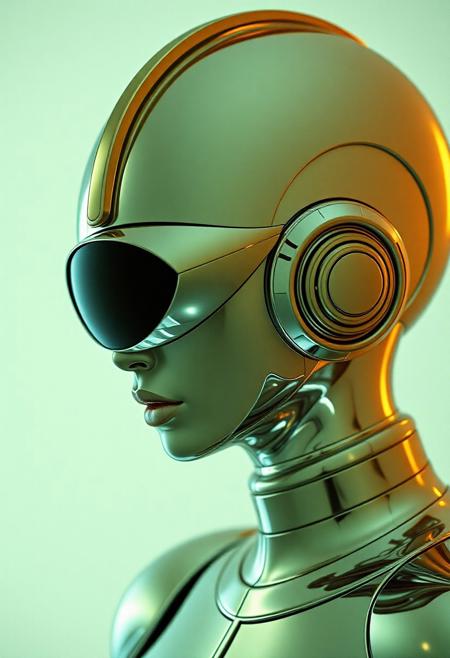 Avant-garde , 1970s futurism, chrome and gold