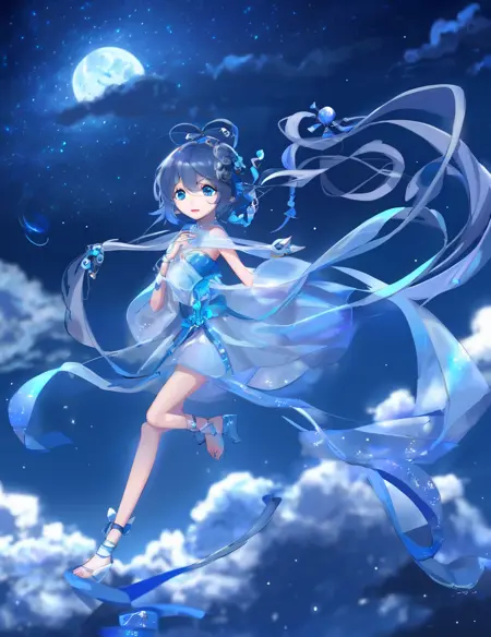 洛天依Lora for SDXL0.9【测试版】