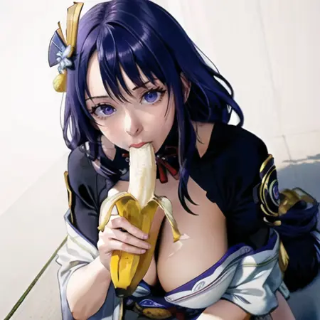 An "innocent" LORA about a Banana (Concept) (Eating Banana)