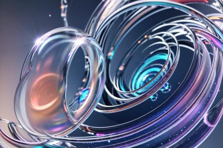 3d render, rich colors,silk,liquid,Laser gradient,glass,metal,3d flow,cloud,ring,(sci-fi texture:1.3),shine,(light particles:1.5), 
<lora:3d_flow_v2:0.8>