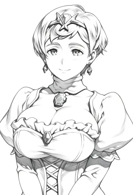 Kei (Bekei) Monochrome Style - Illustrious