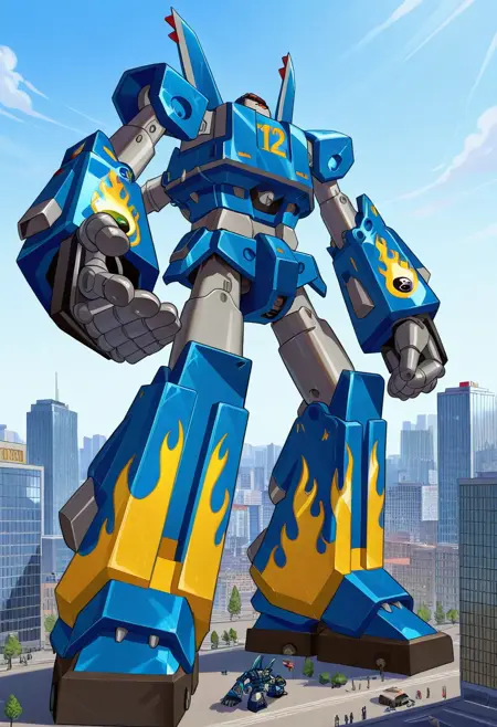[IL] Mechanized Earth Guard Attack System, eXtra Large Robot – Megas XLR