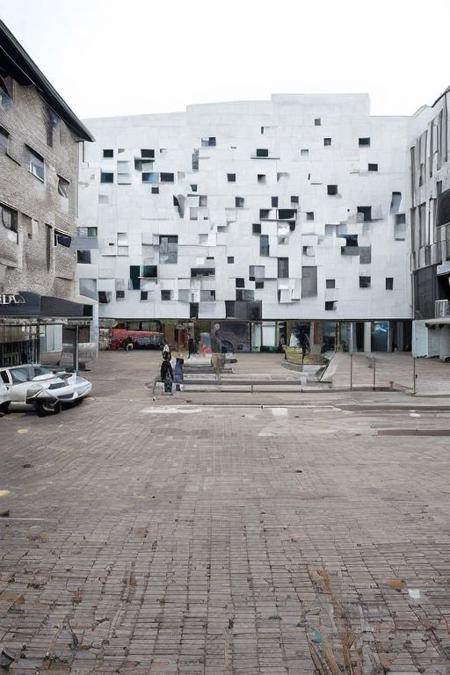 (((Modern style architecture, Art galleries and public buildings))),
outdoors, sky, tree, blue sky, no humans, ground vehicle, building, scenery, reflection, city, skyscraper, real world location, POV, DOF,
(Large Files, Ultra Realistic, 8K, 16k, FHD, HD, VFX, Perfect, Photography, composition, Architecture Sales Photography, Architecture Competition, Ultra High Resolution, Cinematography, High Resolution Image:1.1), (dramatic lighting, ray tracing, clear shadow:1.1),  (real landscape:1.1), (urban background, more_details), photorealistic,
OverallDetail, vertical, CS-MNC