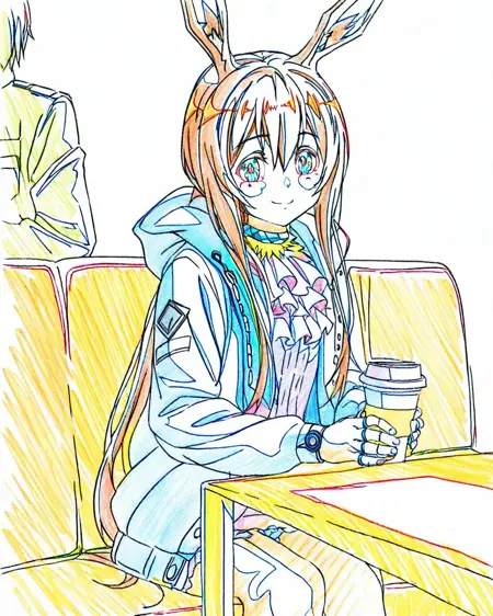 Anime Original Art Style - Color Trace | Pony & illustrious & SDXL