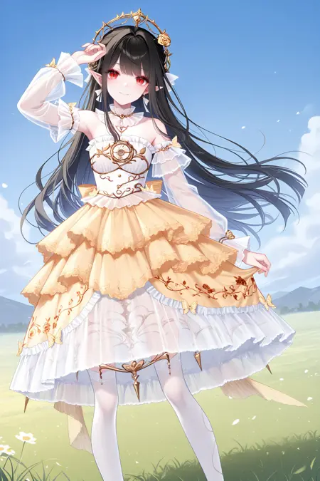 [costume]Wishful Aurosa Dress / 心愿金蔷薇 长裙