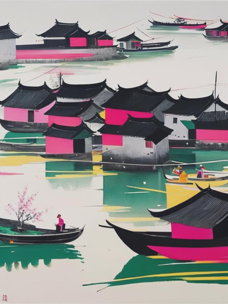 Wu Guanzhong Style image by Kappa_Neuro