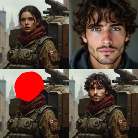 Qwen Edit - face swap, head swap, anything swap workflow