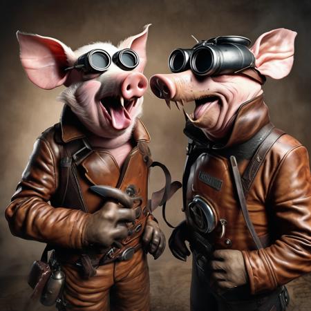B-LORA Hogs Hogs