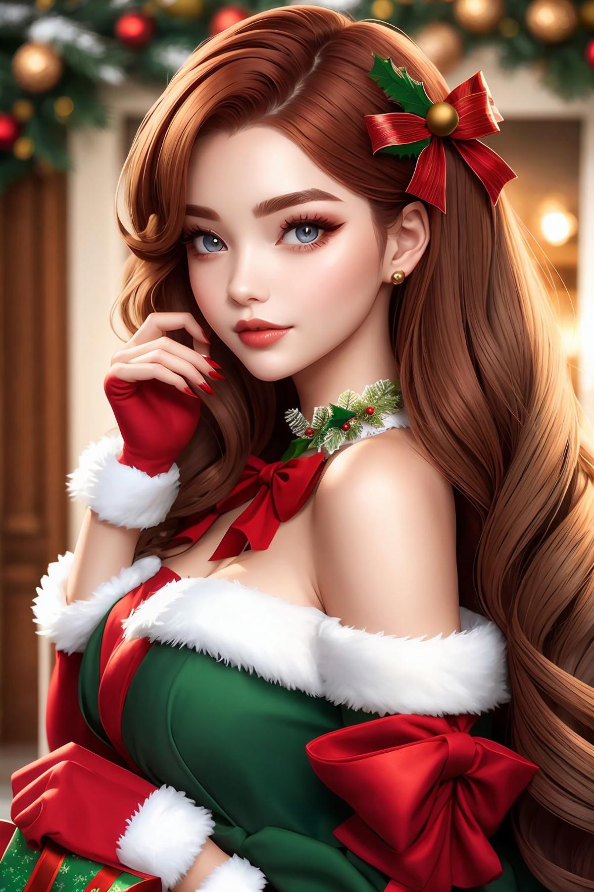 Christmas Pin Up Dress image by Montitto