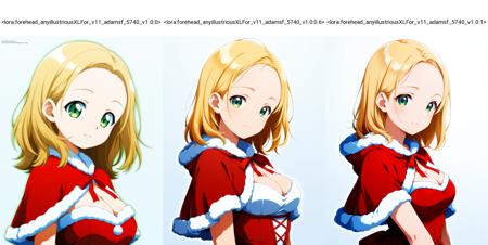 デコ出し bigger forehead hairstyle, for illustrious β v1.0