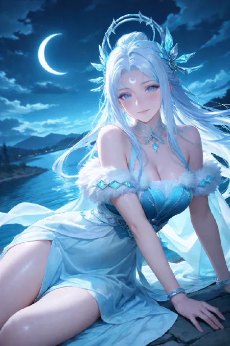 露娜 霜月吟 (王者荣耀)