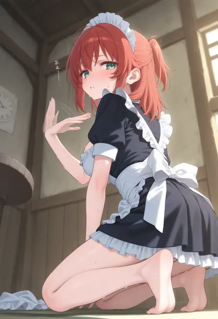 [Illust&XL&Pony] fanning self / fanning face / 手うちわ