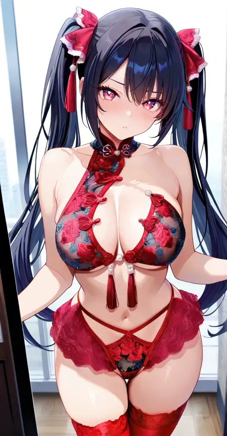Sexy red underwear