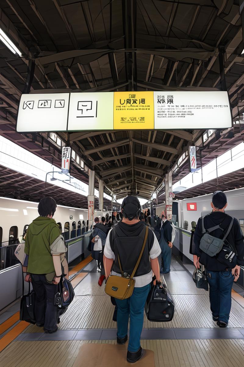 東京駅　東海道・山陽新幹線ホーム image by swingwings