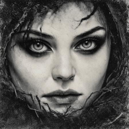 Charcoal Gothic Fantasy SDXL