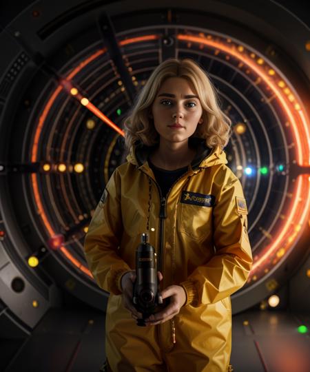 <lora:m3gd0n_04SD-000005:1.1>,a cinematic movie still (medium view:1.0)(beautiful 22 year old) (m3gd0n:1.2) woman with blonde hair,as a nuclear physicist,wearing a (yellow hazmat suit:1.1),(holding a laser drill:1.3),repairing a (magnetic heliax turbine generator:1.3),inside a (nuclear fusion reactor lab:1.4),lit by (pulsing orange plasma arcs:1.3), (nervous smile:0.8), face focus,(bokeh),facing viewer,volumetric lighting,photorealistic,rich details,clear shadows and highlights,realistic,intense,highly detailed,