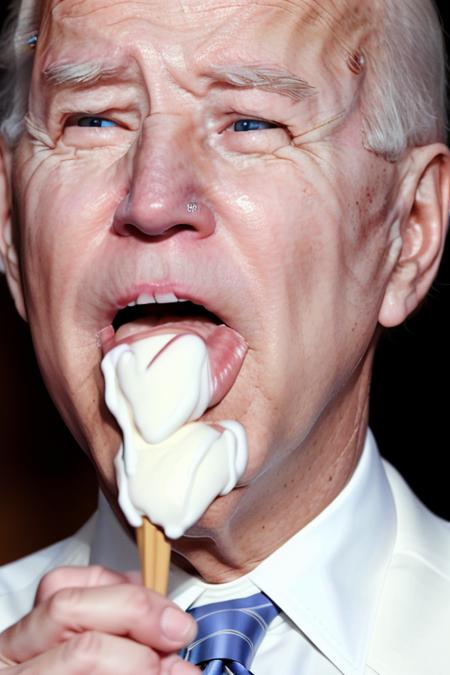 high quality, masterpiece, photo of joe biden licking icecream <lora:Joe Biden:0.5> <lora:JPGirlEatIceCreamMix1:0.5>