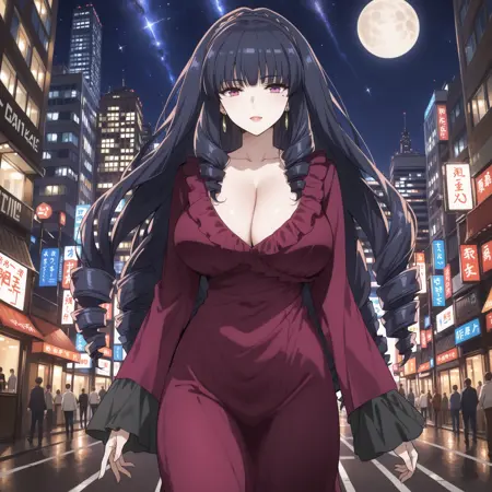 [PonyXL] Maya Yotsuba 四葉真夜 | The Irregular at Magic High School | Mahouka Koukou no Rettousei 魔法科高校の劣等生