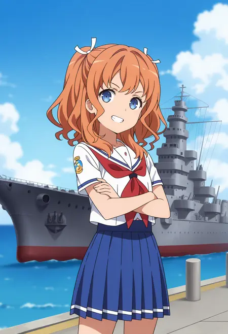 Yanagiwara Maron | Illustrious | High School Fleet