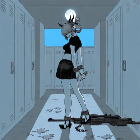 Tested manga scene