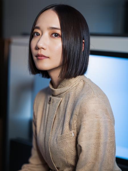 <lora:AyanoOmotoBRAv1:0.9>ayano omoto,8k,4k,intricate details, RAW photo, ultra realistic,best quality,masterpiece,ultra detailed,high resolution,photorealistic,a photo portrait of a beautiful girl ,  portrait, dramatic light , bob cut,Rembrandt lighting scheme, (hyperrealism:1.2), shot with Canon EOS 5D Mark IV, detailed face, detailed hair