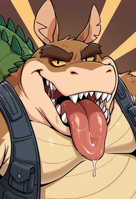 Dingodile // Crash Bandicoot (by sickmer)