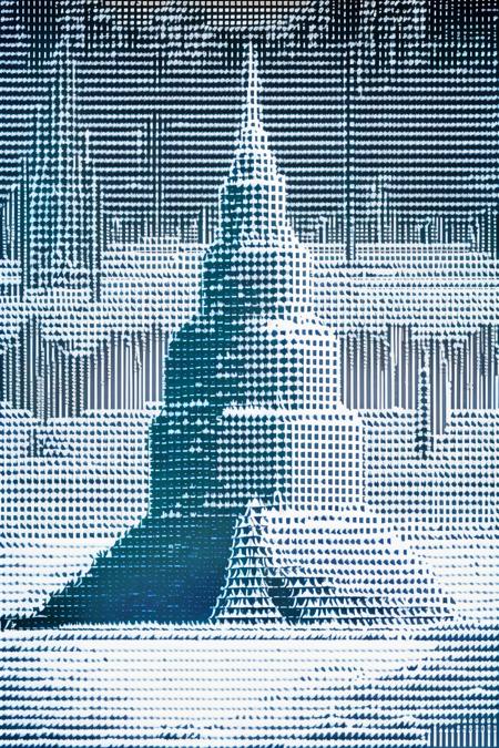 A majestic ice castle nestled within a frozen tundra, its crystalline spires and intricate ice sculptures captured in a photograph that evokes the magic of a winter wonderland. , ascii_art , ascii art,