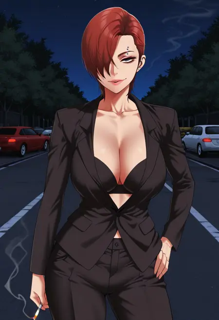 Red-Haired Dominatrix Henchwoman(Locked Up) - Manhwa
