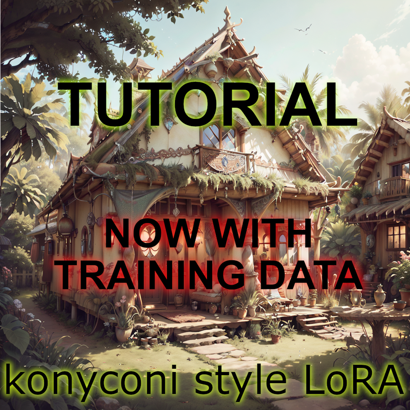 Tutorial: konyconi-style LoRA (update)