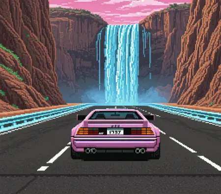 Retro Video Game - Pixel Art