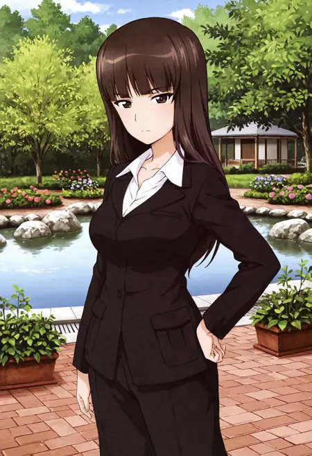 [Illustrious] 西住しほ／Nishizumi Shiho／西住志穗／ガールズ&パンツァ／GIRLS und PANZER／少女與戰車