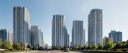 Highrise Apartment Building Architecture