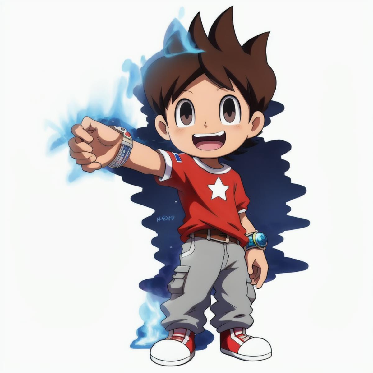 Nathan Adams/Keita Amano (Yokai Watch)   image by Steeltron2000