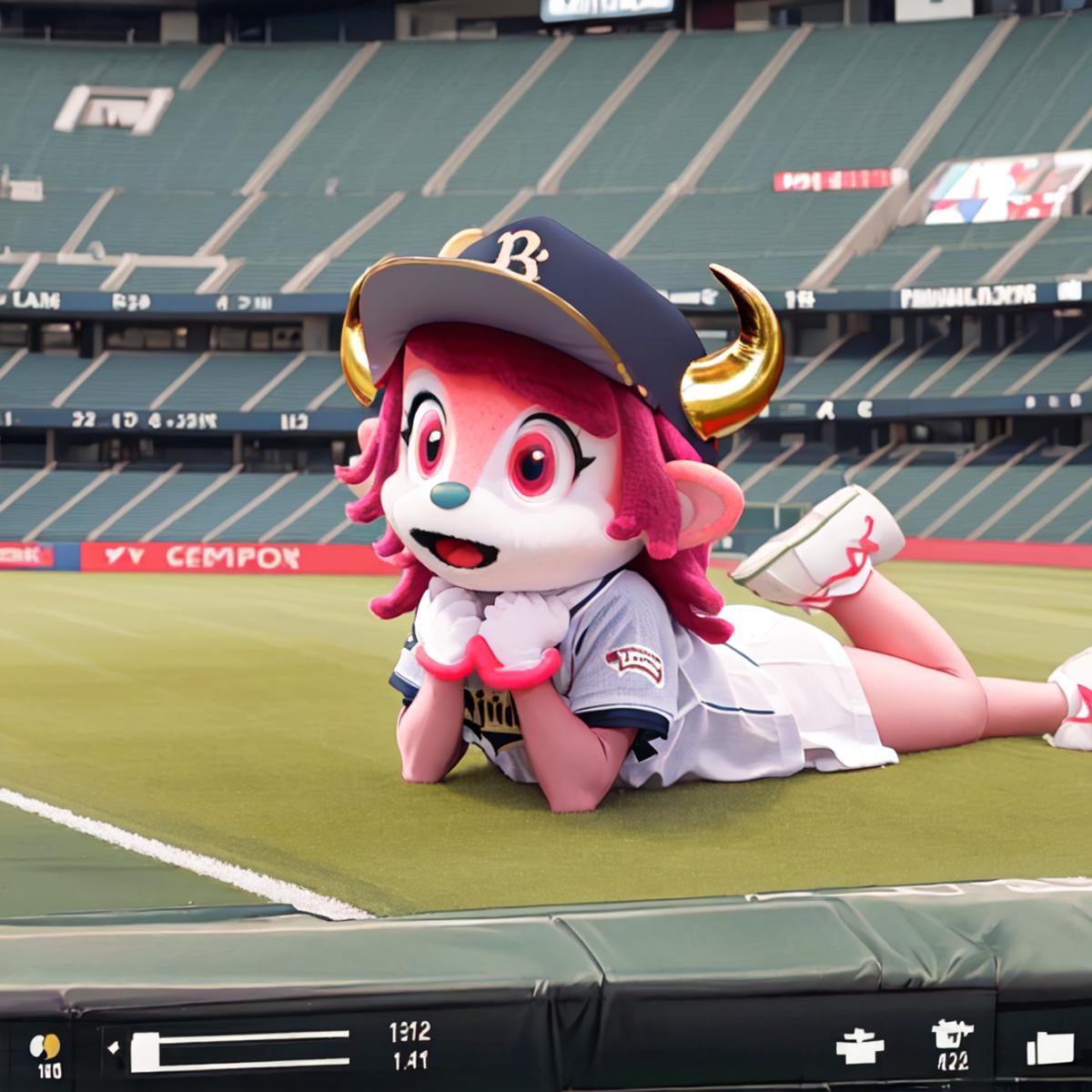 Baseball mascot ORIX Buffaloes Buffallo BELL SD15 image by swingwings